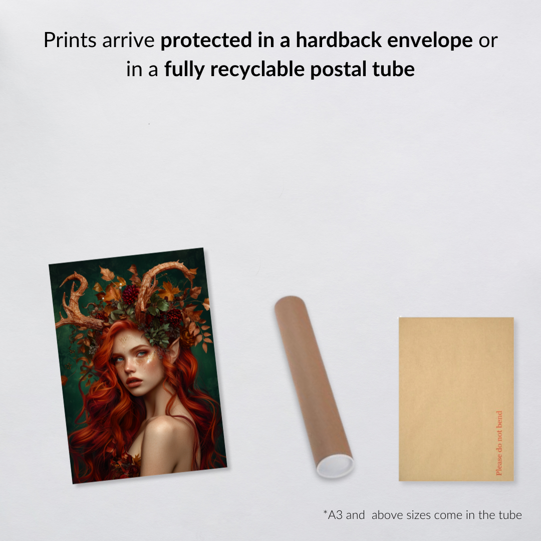 Faun’s Crown – Autumnal Myth & Folklore Wall Art