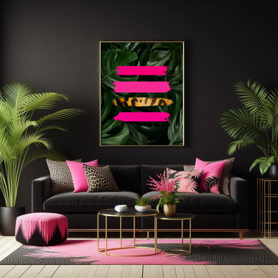 Jungle Luxe Leopard Print Wall Art