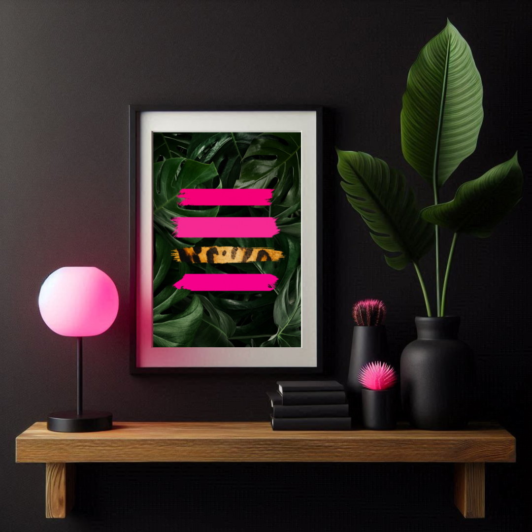 Jungle Luxe Leopard Print Wall Art