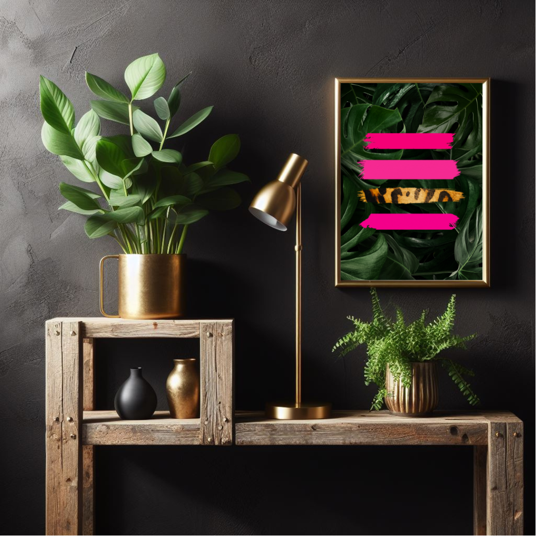 Jungle Luxe Leopard Print Wall Art