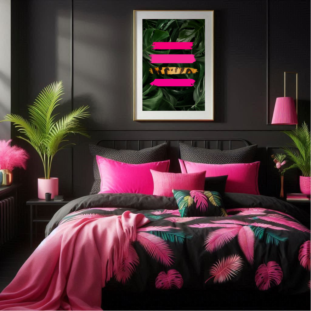 Jungle Luxe Leopard Print Wall Art