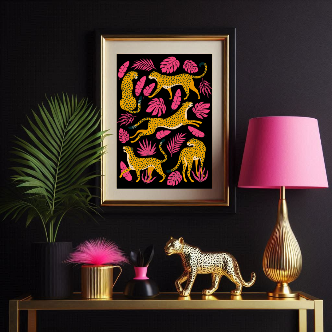 Fierce & Fabulous – Leopard & Pink Jungle Print