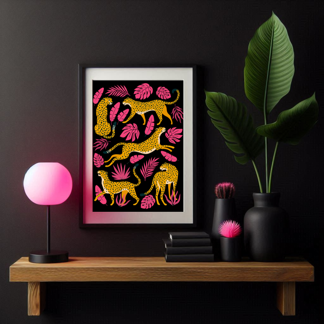 Fierce & Fabulous – Leopard & Pink Jungle Print