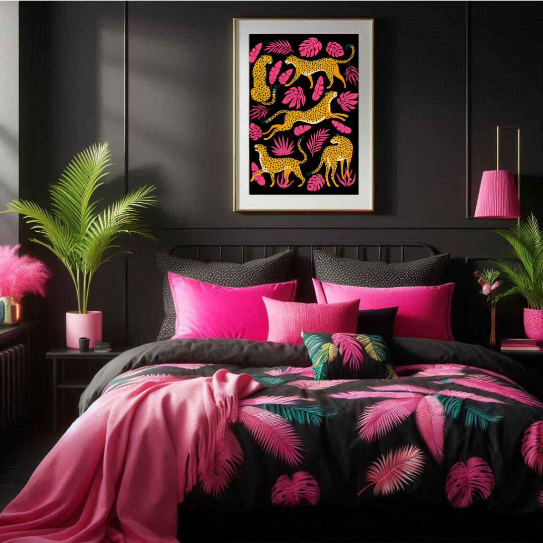 Fierce & Fabulous – Leopard & Pink Jungle Print