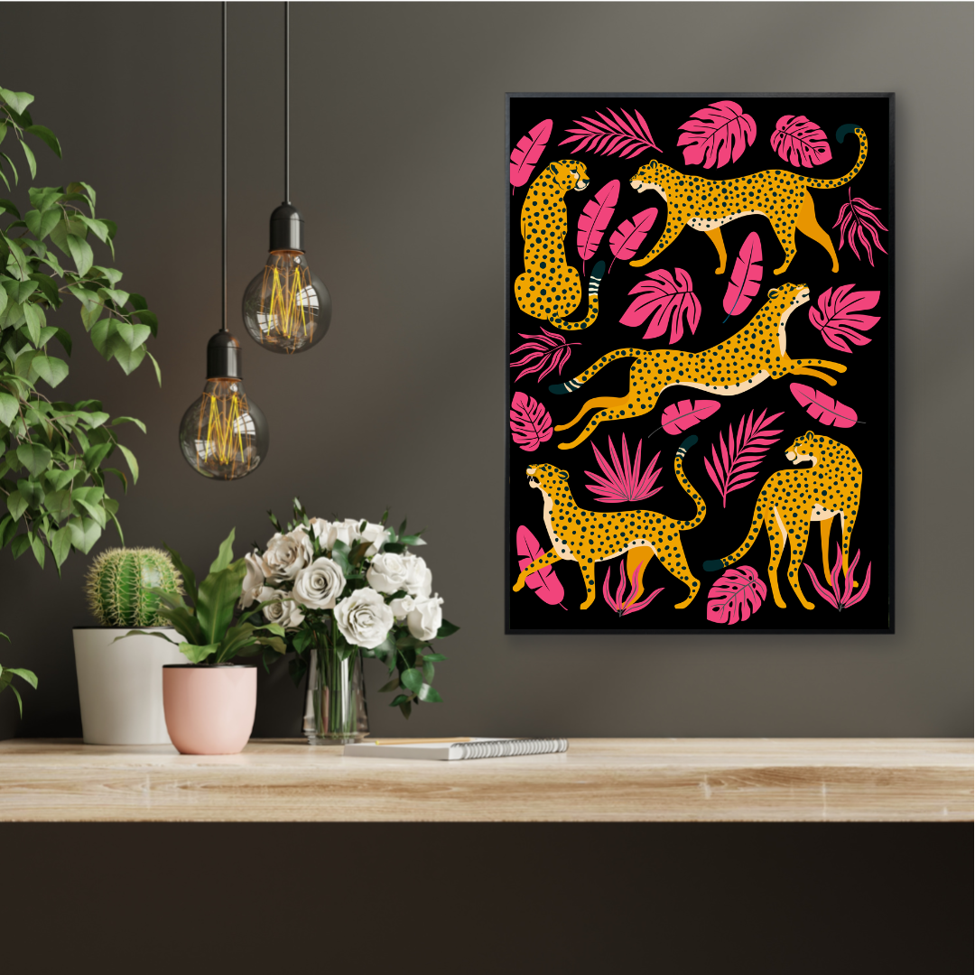 Fierce & Fabulous – Leopard & Pink Jungle Print