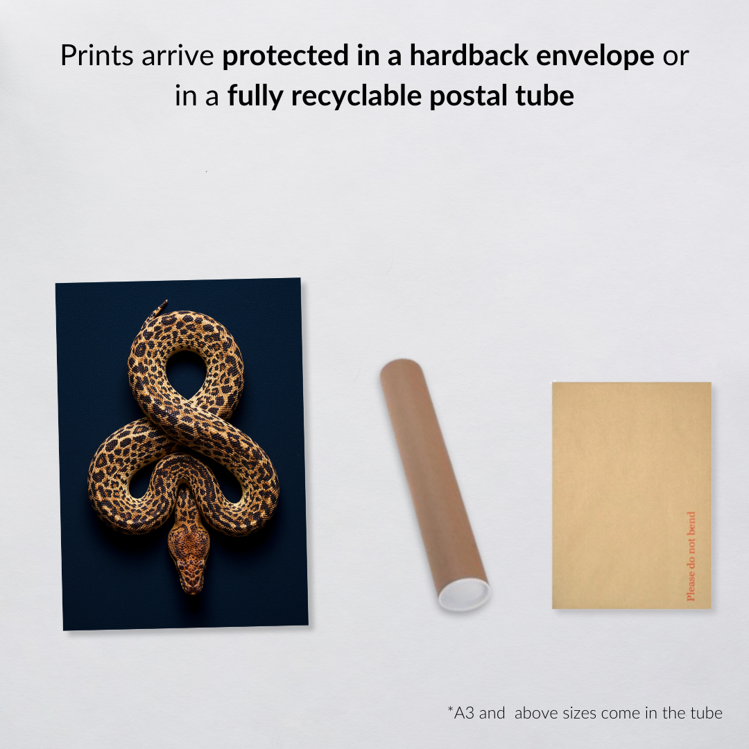 Leopard Print Snake – Moody Maximalist Animal Wall Art