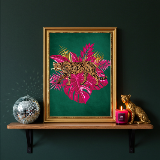 Emerald Green Leopard Print – Bold & Luxe Jungle Vibes